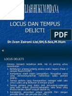 Dr. Ivan Zairani Lisi, SH, S.Sos, M.Hum - B. Locus & Tempus Slide Kuliah Ivan FH Unmul