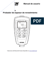 Manual Medidor de Espesores -CG204_UM- Español
