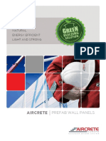 Aircrete: Fast Safe Natural Energy Efficient Light and Strong
