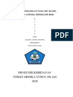 Asuhan Kehamilan Pada Ibu Hamil Dengan Anemia Difesiansi Besi