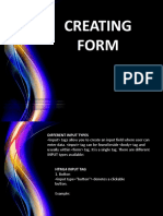 Creating Form