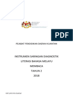 Instrumen Literasi Membaca Saringan 2 Tahun 2 2018