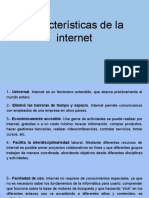 Características de La Internet