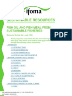 Fish Oil and Fish Meal From Sustainable Fisheries