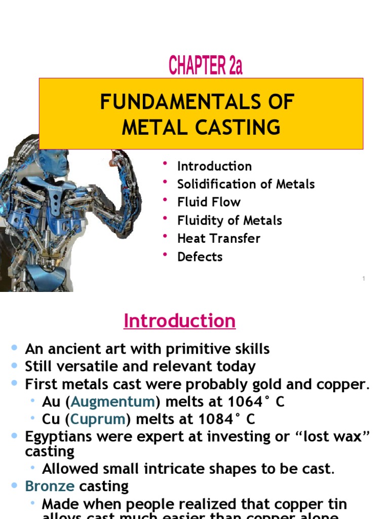 2a-CASTING FUNDAMENTALS | PDF | Casting (Metalworking) | Chemical ...