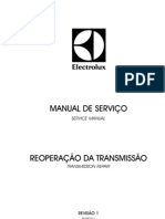 Manual de serviço para reparação de transmissão de lavadora