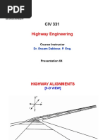 Highway Engineering: Dr. Essam Dabbour, P. Eng