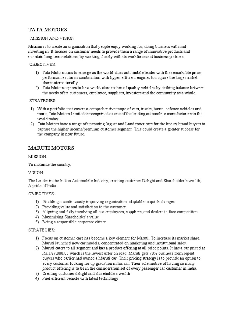 Tata Motors | PDF | Technology & Engineering