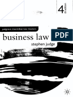 Business Law: Palgrave Macmillan Law Masters