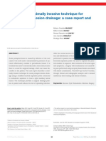 Proposal of A Minimally Invasive Technique For Acute Periapical Lesion Drainage: A Case Report and Clinical Strategy