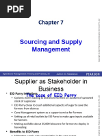 Sourcing and Supply Management: Author: B. Mahadevan Operations Management: Theory and Practice, 3e