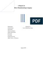 A Report On Silver River Manufacturing Company: Prof. Dr. Radhe Shyam Pradha