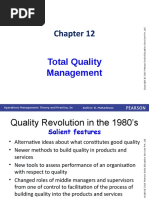 Total Quality Management: Author: B. Mahadevan Operations Management: Theory and Practice, 3e