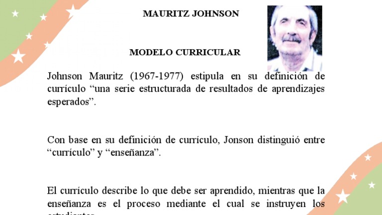 Modelo Curricular Mauritz Johnson | PDF