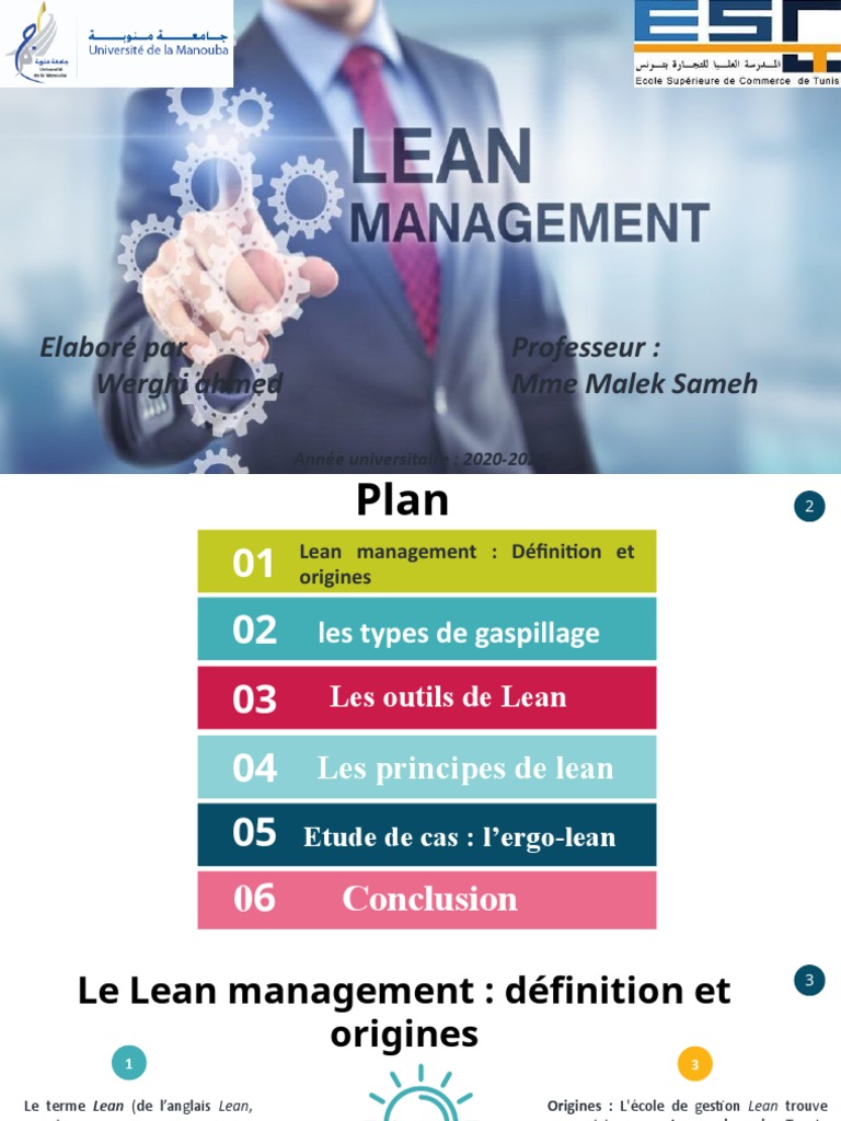 Principes et outils du Lean Management | PDF | Lean (production ...