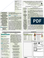 Boletim Dominical Nº 158 - Tobias Barreto dia 22.03.2020