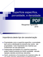 Porosimetria Densidade Adsorção 2018