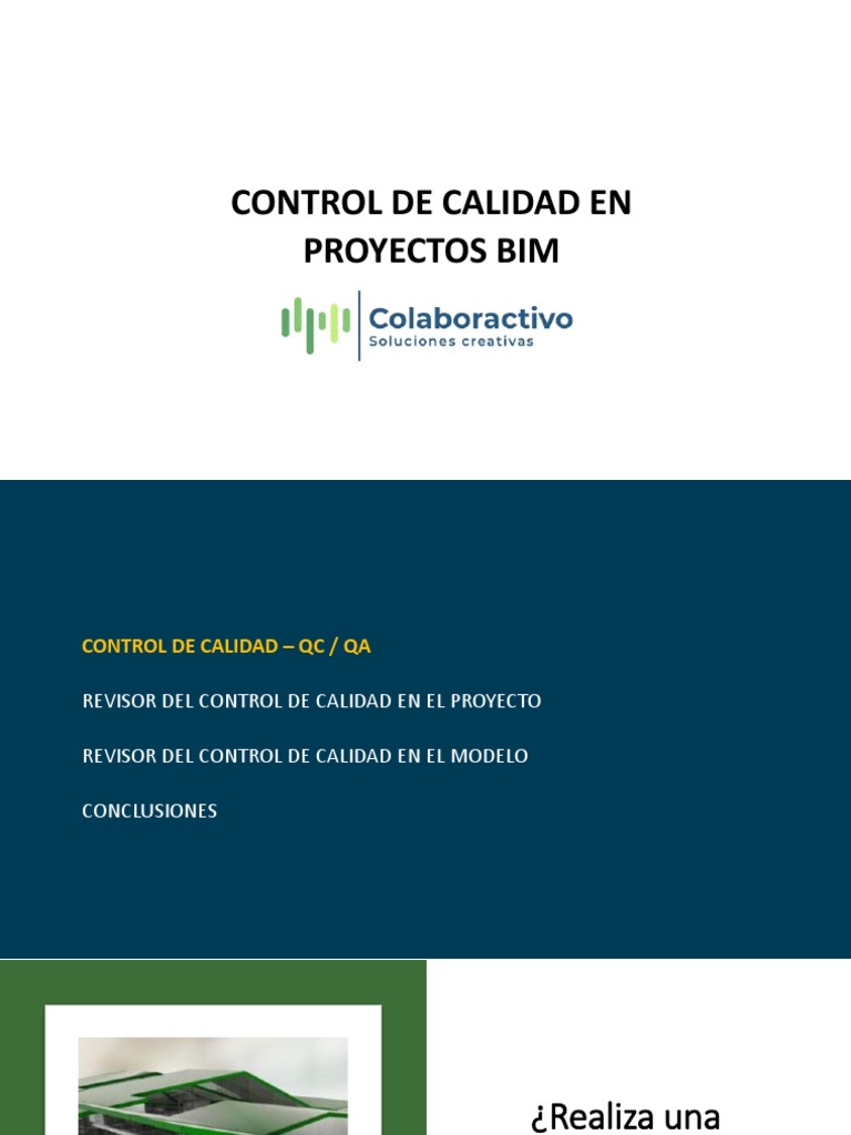 Control de Calidad en Proyectos BIM | PDF | Diseño | Informática