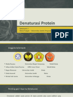 Tugas PPT Kelompok 3 - Denaturasi Protein