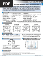 R1510S Series: Automatic Mode Shift 300ma 36V Input VR With VD