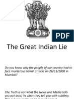 The Great Indian Lie