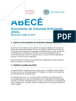 Abece Voluntad Anticipada PDF
