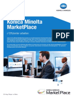 Konica Minolta MarketPlace Broschüre