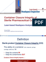 Container Closure Integrity of Sterile Pharmaceutical Containers - Richard Millet