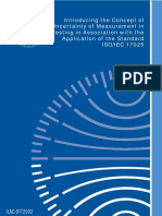 Introducing The Concept of Uncertainty of Measurement in Testing in Association With The Application of The Standard ISO/IEC 17025