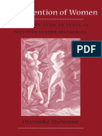 Oyeronke Oyewumi - The Invention of Women_ Making an African Sense of Western Gender Discourses-University of Minnesota Press (1997) (1).pdf