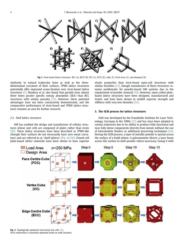 TPMS vs. Strut-Based Lattice Structures | PDF | Crystal Structure ...