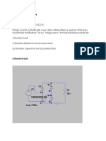 Muhammad Sohaib Anis FA17-BEE-098: I) Resistive Load