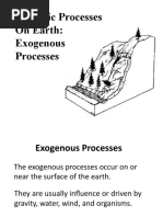 Geologic Processes-Exogenous processes