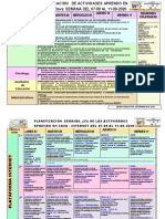 Planificacion de Actividades Semana 23