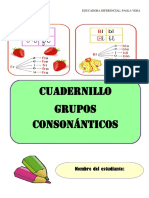 Cuadernillo Grupos Consonanticos PDF