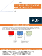 Unit 2: The Molecular and Biochemical Basis of An Organism