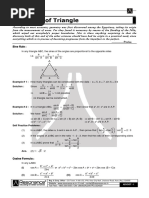 Sine Rule:: Solution of Triangle