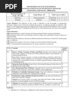 Department of Civil Engineering National Institute of Technology Srinagar Hazratbal, Srinagar - 190006 (J&K)