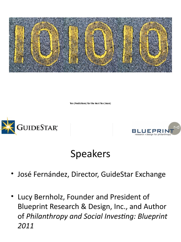 Guidestar 10 For 10 - FINAL | PDF | Philanthropy | Visualization (Graphics)