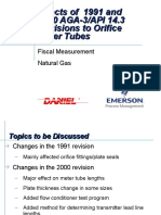 Effects of 1991 and 2000 AGA-3/API 14.3 Revisions To Orifice Meter Tubes