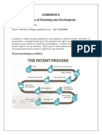 Assignment 4. Process of Patenting and Development