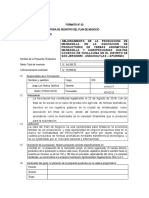 Formato Nro07-Ficha de Registro de Un Plan de Negocio. Huayna Qoscco
