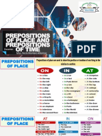 Prepositions of Place and Prepositions of Time: Docente: Miss. Rocío Montero Albornoz