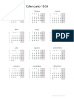 Calendario 1900 PDF