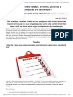 Diferença de Tarefas e Lembretes PDF