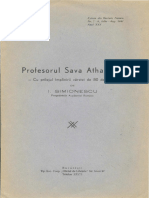 Simionescu 1941 - Prof. Sava Athanasiu