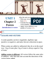 UNIT 1-PHY 131 Chapter 2 - Introduction To Vectors