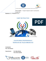 Caiet_practica_Tehnician de   telecomunicatii
