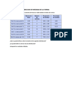 Ejercicios de Medidas de La Forma