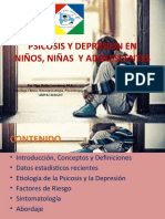 PSICOSIS Y DEPRESION EN NIÑOS, NIÑAS  Y ADOLESCENTES (1)